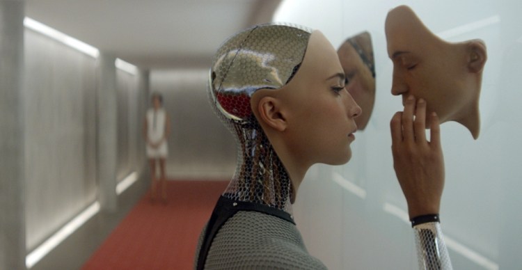 Alicia Vikander in “Ex Machina.”