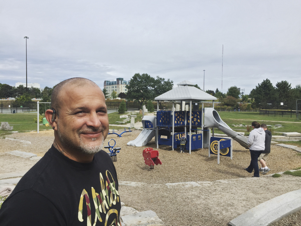 Zeke Villarreal of Portland, who brings his son to Deering Oaks to play, says he has found four needles there in the last five years and believes the receptacles are a smart move.