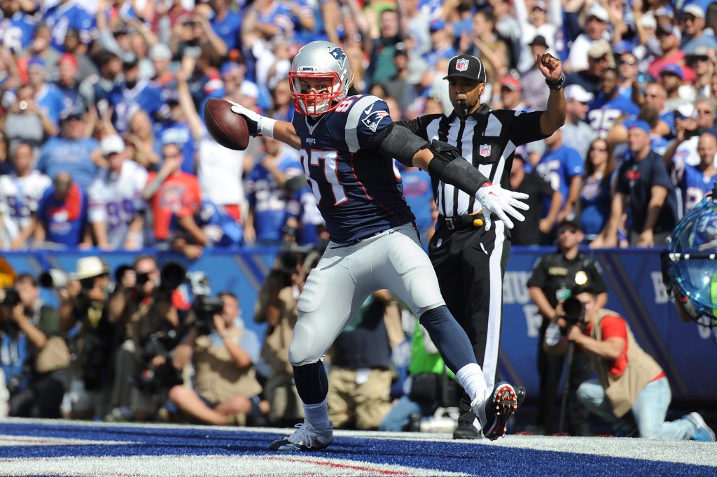 It’s a celebration that never gets old. Rob Gronkowski with a spike after a touchdown, and he’s gotten pretty good at it with 58 TDs in 67 career games. But ask his teammates, and they declare Gronkowski does much more than just score. The Associated Press