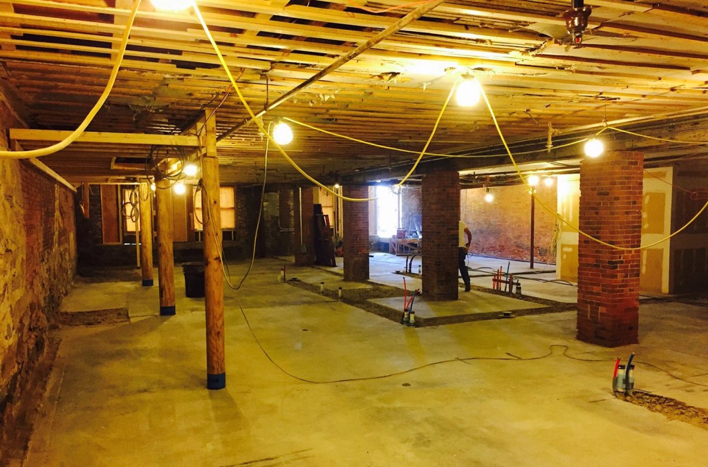 The building contractor's tools and the business' stereo equipment were stolen from this restaurant space under renovation on Free Street.