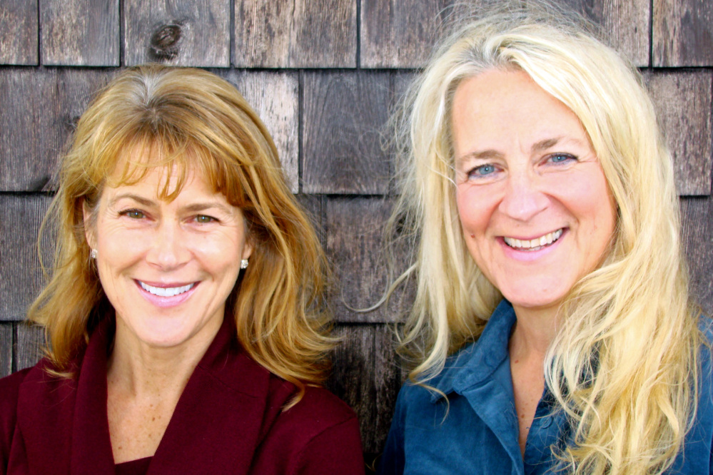 Incoming Casco Baykeeper Ivy Frignoca, left, with Cathy Ramsdell, Friends of Casco Bay's executive director and Casco Baykeeper pro tem.