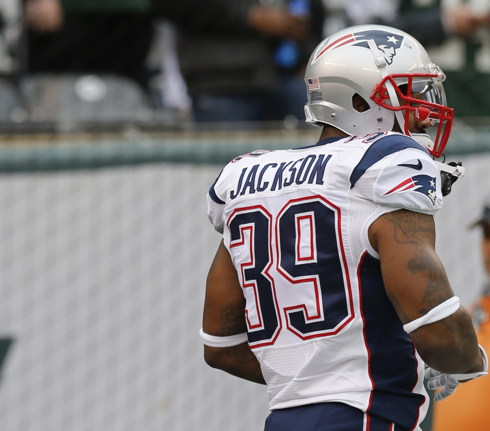It could be a true win-win: Running back Steven Jackson playing for his first title on a New England Patriots team that just may need him to capture another title.