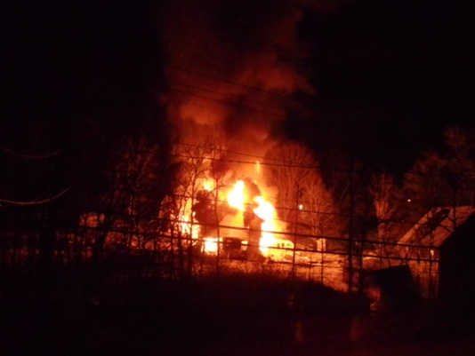 Early morning fire in Union.