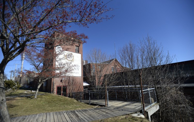 Preservationists wanted the former machine erecting shop at the Portland Co. complex to be saved and repaired, while the city's Planning Board and development community supported demolishing it as part of a redevelopment project.
Shawn Patrick Ouellette/Staff Photographer