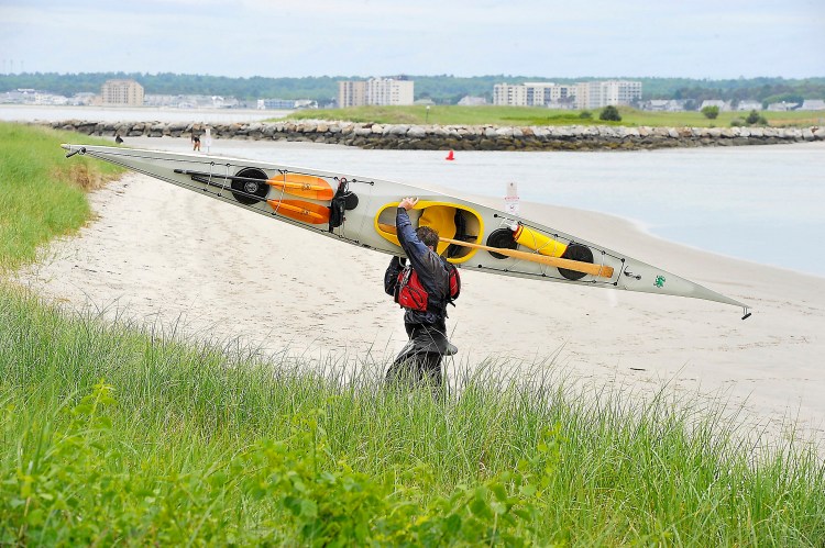 Kayakers, hikers and skiers all likely played a role in helping bump up spending on recreation in Maine in 2015, experts say.   Press Herald file photo