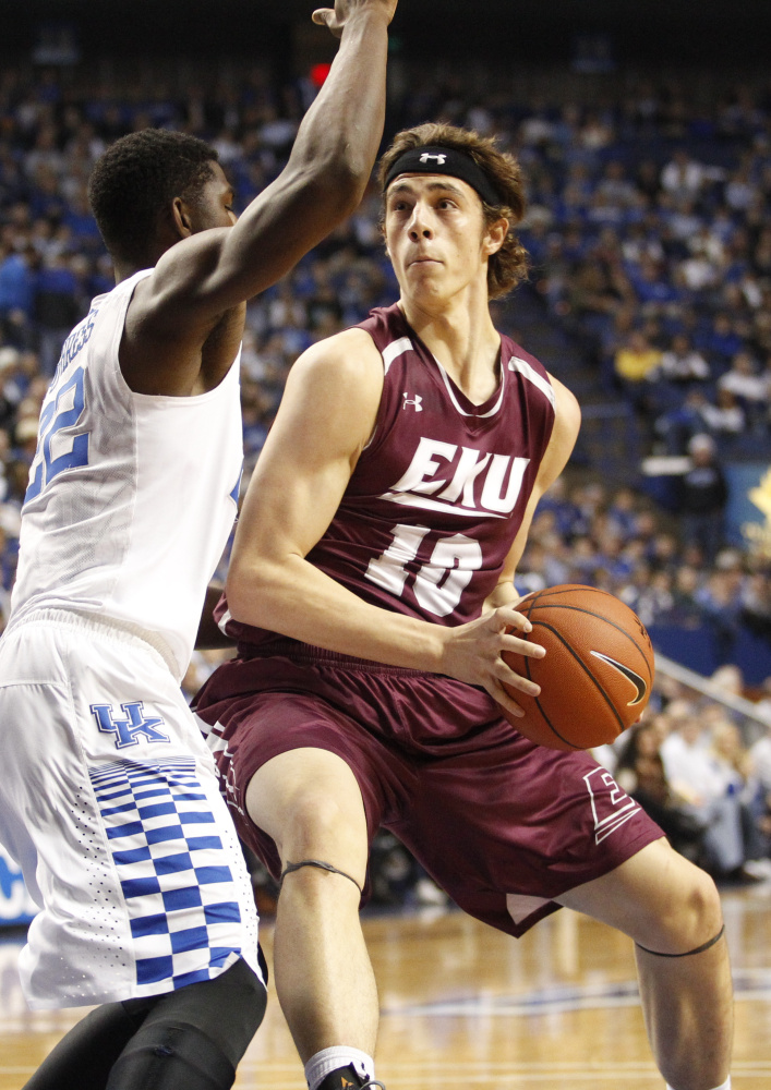 Nick Mayo, the former Messalonskee High standout, was selected to the All-Ohio Valley Conference first team as well as being the conference’s freshman of the year.