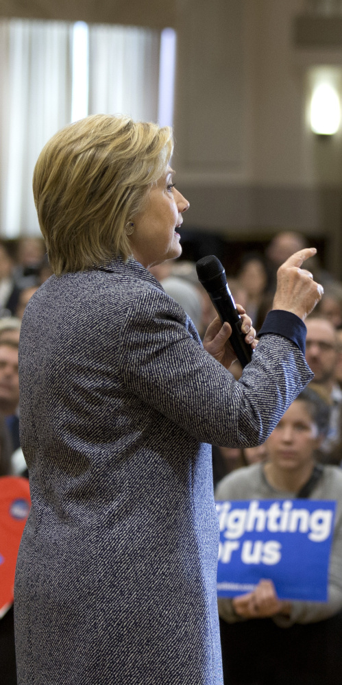 Hillary Clinton works a Chicago crowd while Bernie Sanders stages rallies in four states. Marco Rubio hopes to keep Donald Trump from winning Rubio’s home state of Florida.