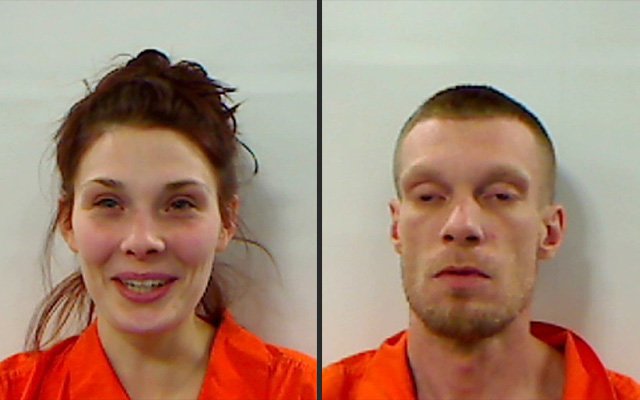 Katie J. Robinson, left, Jason D. Thomas, right