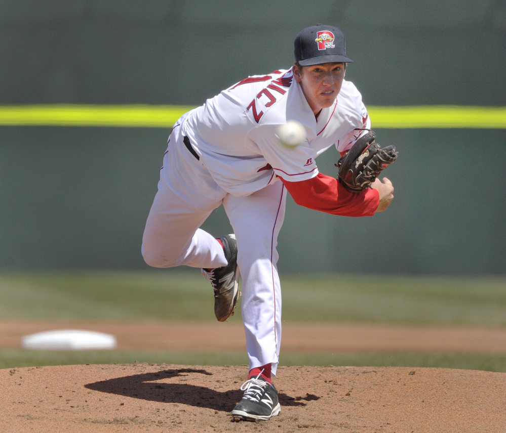 Teddy Stankiewicz of the Portland Sea Dogs has worked on his delivery and the results have been impressive. Through three starts this year he has a 1.00 earned-run average and 16 strikeouts in 18 innings with just one walk.