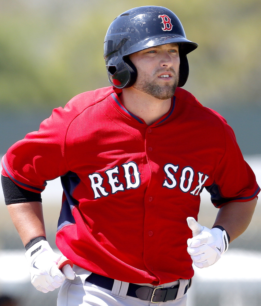 Outfielder Bryce Brentz endured three injury-plagued seasons with Triple-A Pawtucket, and this year was hurt in spring training. Now he's back in Double-A for the first time since 2012, and looking to prove that when healthy, he can make a powerful contribution.