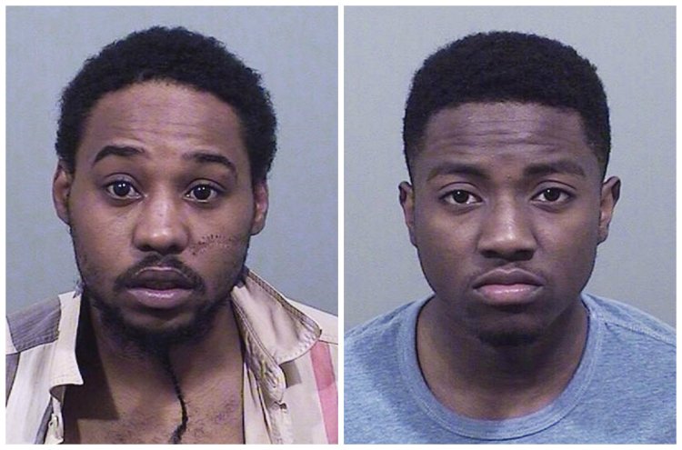 Luchone Elzey, left, and Jacquil Turner