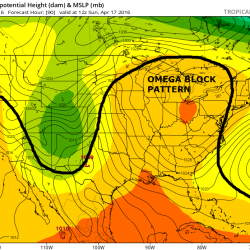 Omega Block Pattern In The Jet Stream