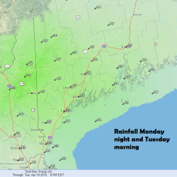 Total Expected Rainfall Through 4-19-16