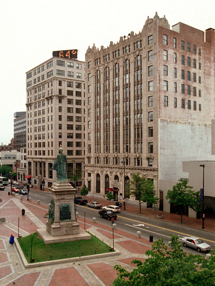 The Time and Temperature Building at 477 Congress St. in Portland has been seized by San Francisco-based Wells Fargo & Co.