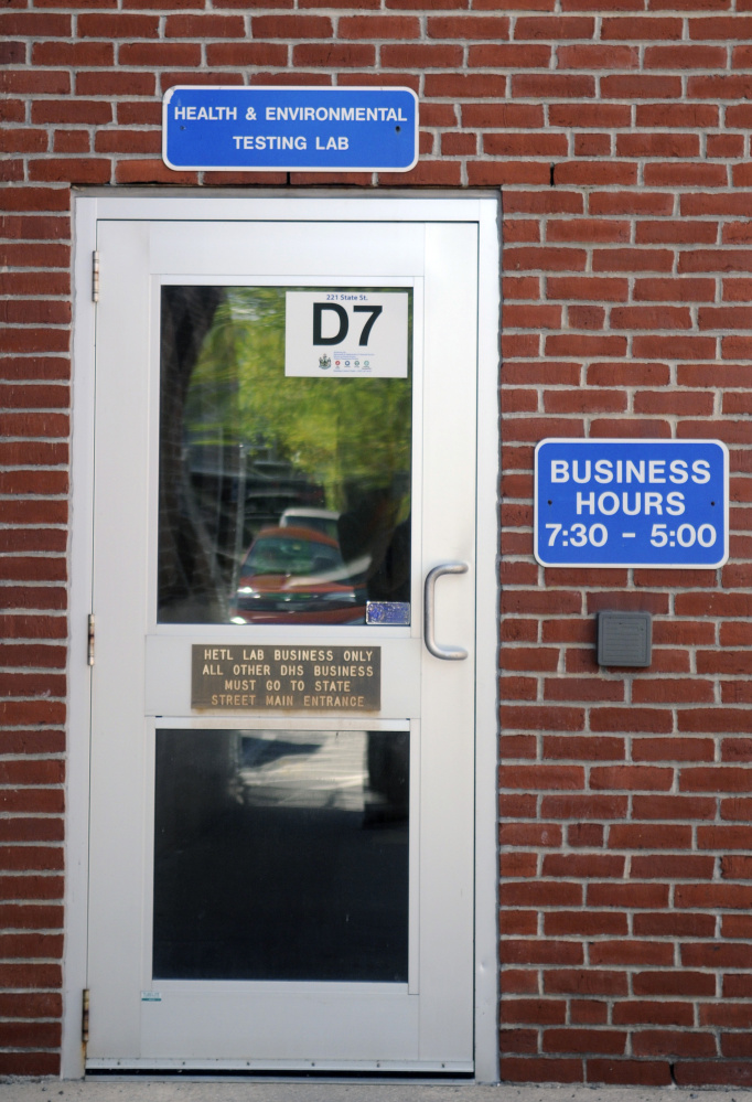 Following a 2013 inspection, the Department of Health and Human Services health lab in Augusta was found to have major violations including unlicensed treatment of hazardous waste, failure to conduct adequate waste determinations and failure to segregate incompatible wastes.