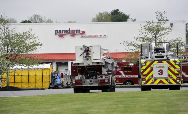 The Portland Fire Department contained an ammonia leak at 56 Milliken St. early Tuesday morning.