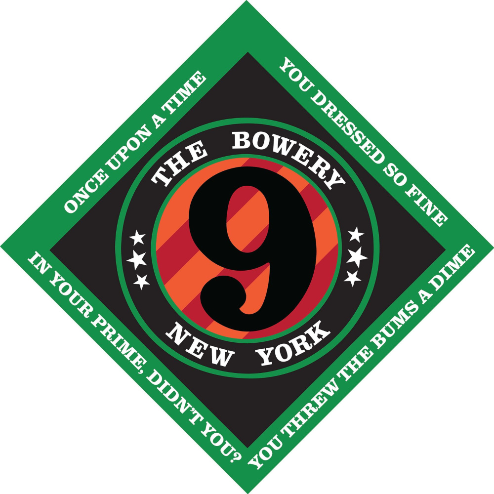 "Once Upon a Time," 2016, silkscreen in colors on triple-primed canvas, from the "Like a Rolling Stone" series