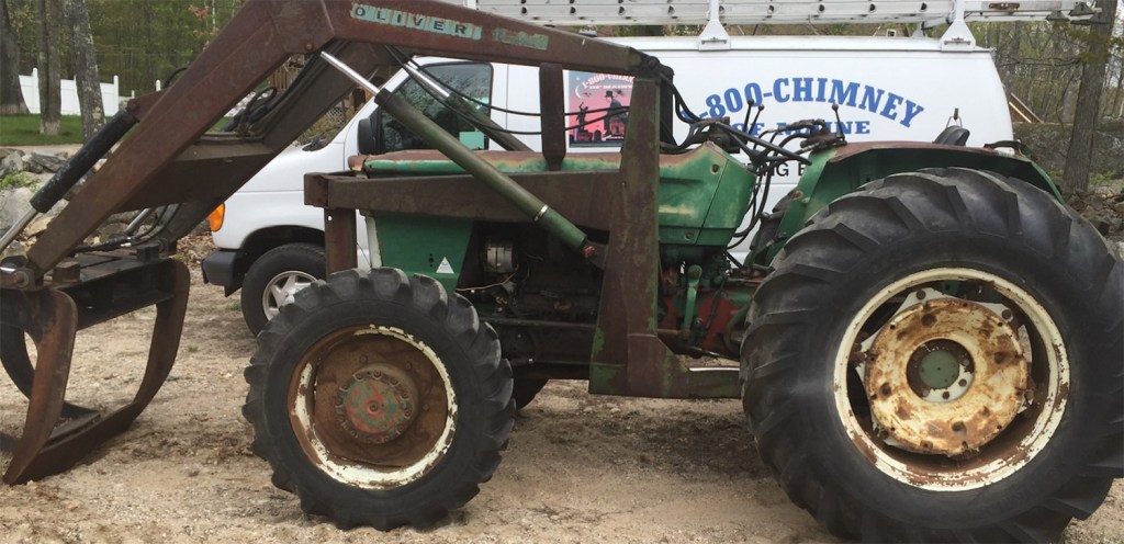 Nichols sold this logging skidder that belonged to his father.