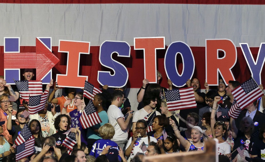 Ninety-six years after women got the right to vote, millions of American women will get their first chance to vote for a presidential nominee who is a woman.