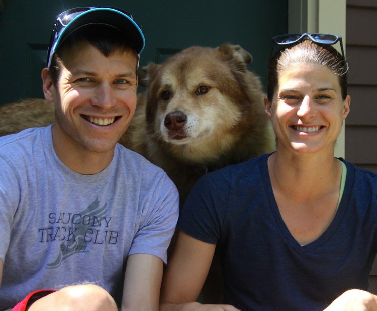 Ben and Sarah True, with Otzi, at home in Hanover, N.H.