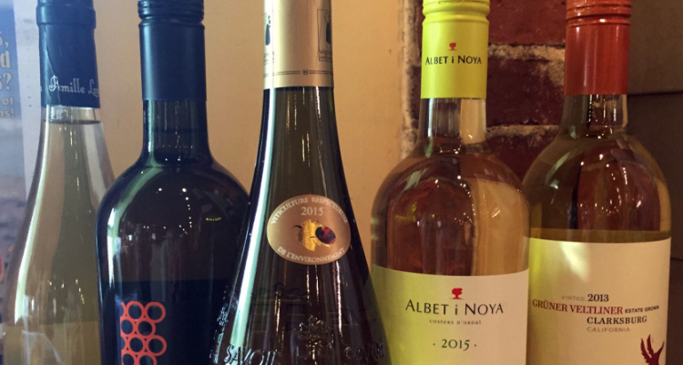 In warmer months, of course, one can more easily get away with an enthusiasm for white wines.   Photo by Joe Appel 