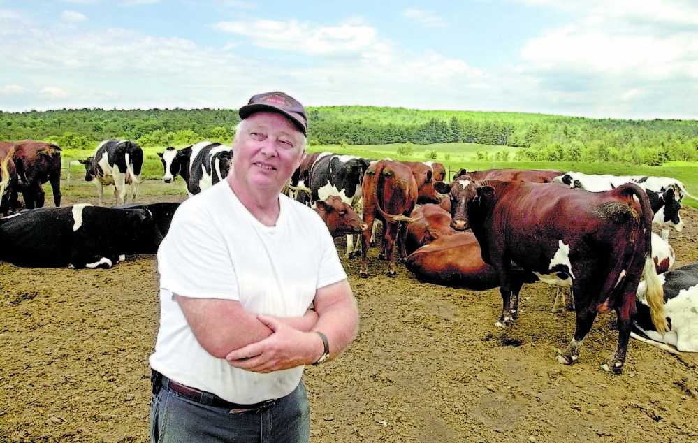 Herbert "Bussie" York says Ranger Solar is in the early stages of planning to build a 50- to 80-megawatt solar farm on his land on Route 2 in Farmington.