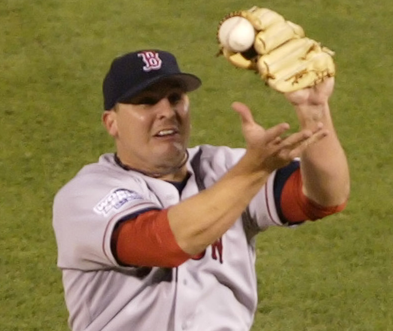 Remember 2004? Yes, it's Keith Foulke catching a grounder and throwing to first base for the final out to clinch the World Series title.