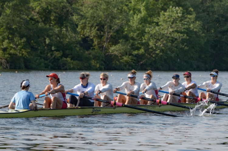 Elle Logan, third from left, is a two-time Olympic champion and Maine's only athlete in the 2016 Rio Olympic Games. 