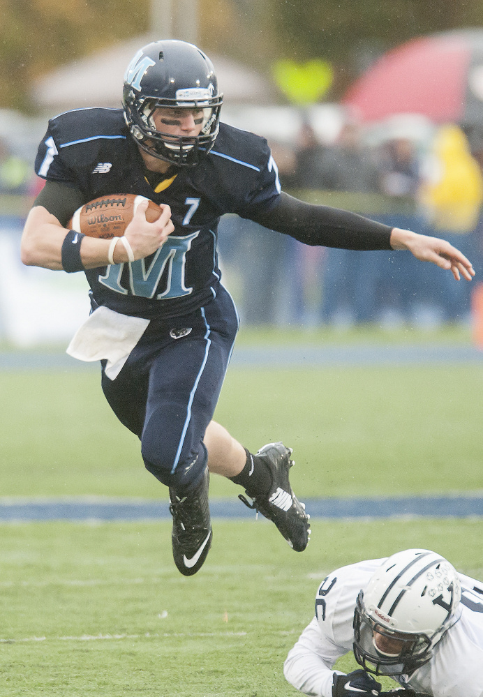 Dan Collins, who has started 13 of the 15 games he's played over the last two seasons for UMaine, says he welcomes the quarterback competition because it makes everyone get better.