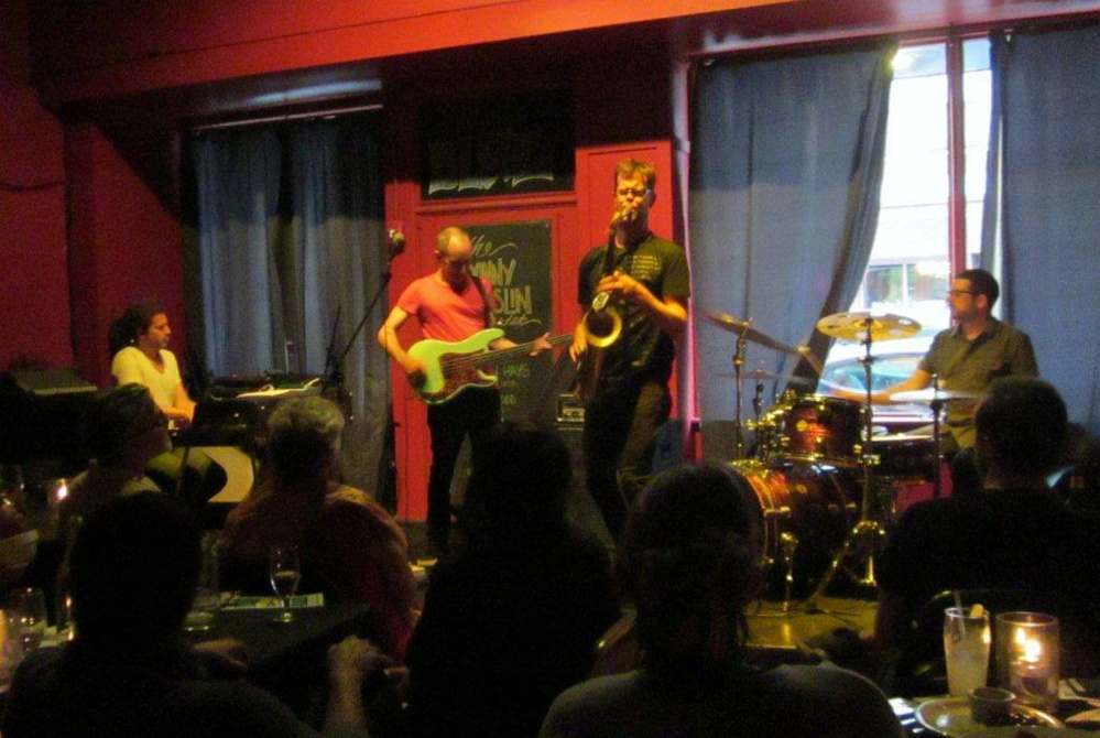 Donny McCaslin Quartet at Blue Thursday evening.