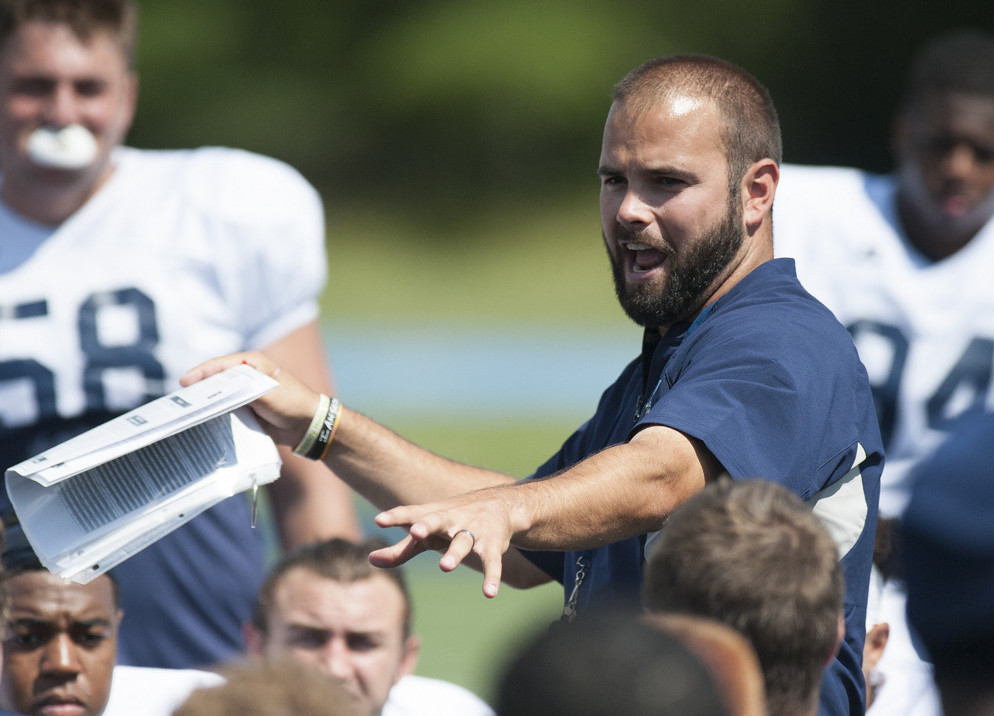 Coach Joe Harasymiak has brought renewed enthusiasm to a team that won only three games in 2015.