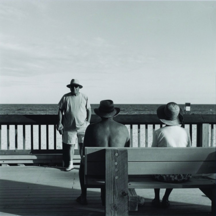 Neil Rough, "Gulf Shores Alabama," from the Beach Series, 2014, silver gelatin print.