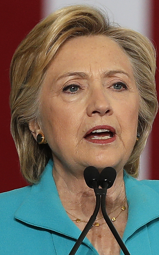 Hillary Clinton speaks at a campaign event at Truckee Meadows Community College in Reno, Nev., in August. Associated Press/Carolyn Kaster