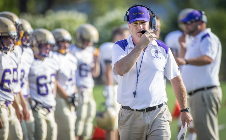 Mike Vance may be the new head football coach at Cheverus but he's not new to the school. Vance has been a defensive coordinator and junior varsity coach with the Stags since 2006.