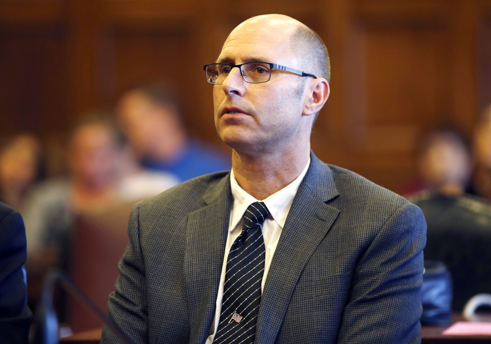 Gregory Nisbet hears a not-guilty verdict from the judge Friday on six counts of manslaughter related to a deadly Noyes Street fire on Nov. 1, 2014. Nisbet was found guilty of a lesser charge.