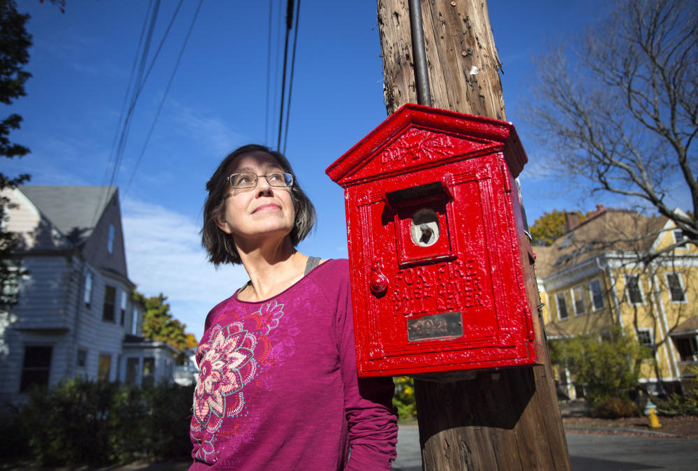 Elizabeth Burke has tenants who live on the bottom floor of her building on Oakdale Street in Portland. She insisted that they walk down the street and familiarize themselves with the nearby fire box.