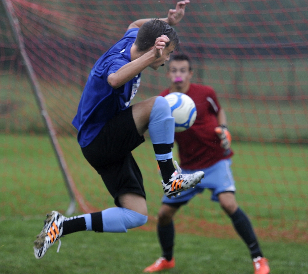 Jackson Fotter described losing in the quarterfinals last season as bitter. He and the Gorham boys' soccer team hope to avoid another upset as the No. 1 seed in Class A South.