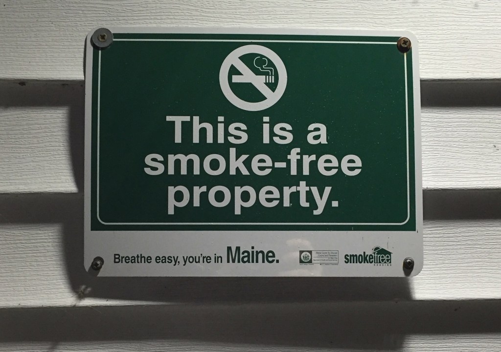 South Portland Mayor Tom Blake says many landlords and business owners who have declared “smoke-free campuses” have forced smokers to go to city sidewalks to smoke.
