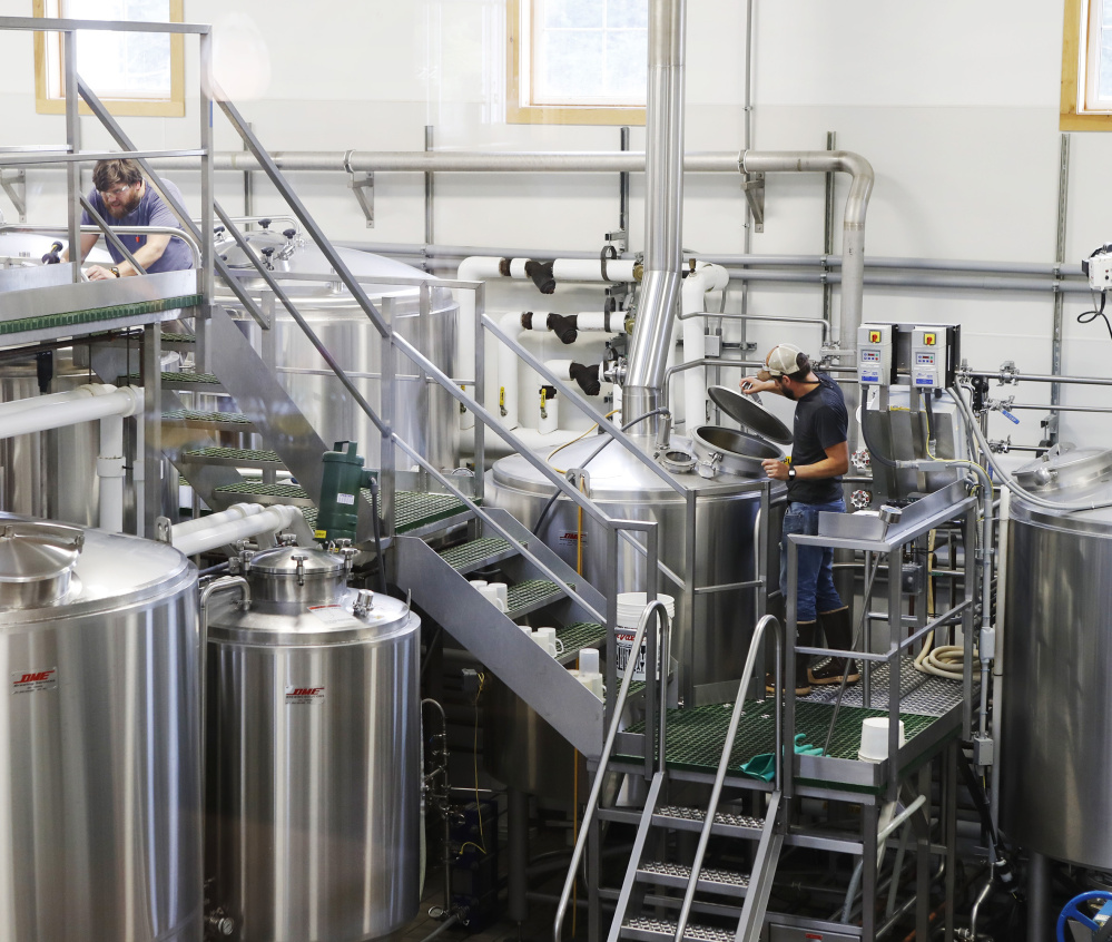 With its national reputation growing, Maine Beer Co. thinks its 6,000-square-foot brewery and tasting room is too small, so it plans a 20,330-square-foot building for brewing, bottling, storage and other functions.
Joel Page/Staff Photographer