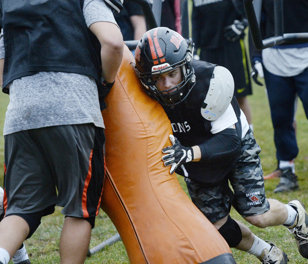 Brunswick linebacker Jesse Devereaux may be just 5-foot-7, 160 pounds, but he's used his mind as much as his physique in helping the Dragons reach the Class B state championship game for the third straight season.