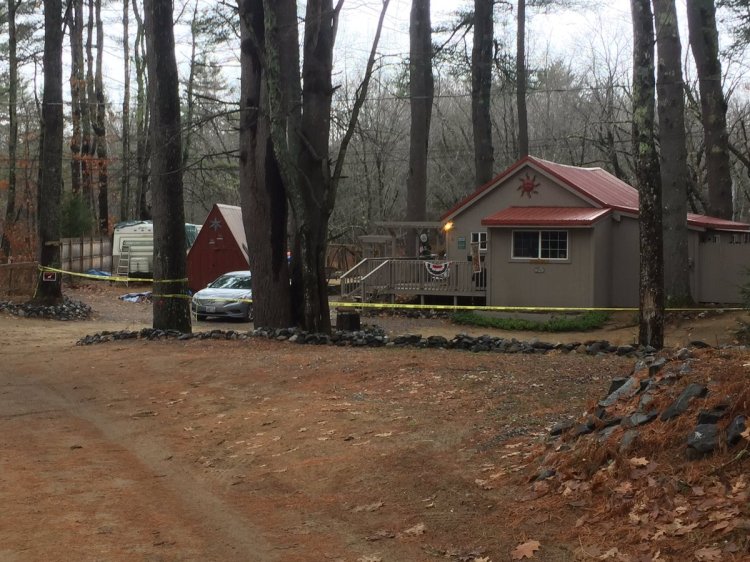 The first shooting happened at this house on Winifred Lane in Casco.