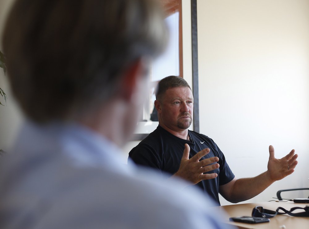 Peter Bolduc, former owner of Harvest Hill Farms, speaks to reporters in July 2015 about the fatal hayride crash at the farm in 2014. Bolduc was not charged criminally in connection with the crash.