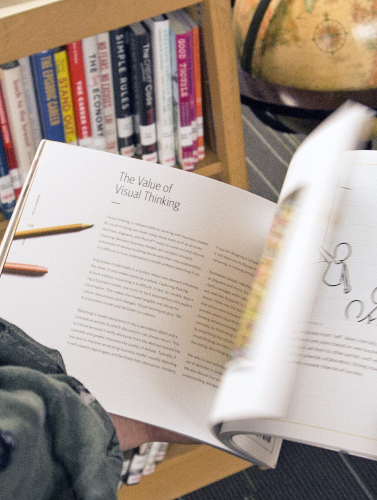 The Portland Public Library houses books and many other collections and offers extensive programming.