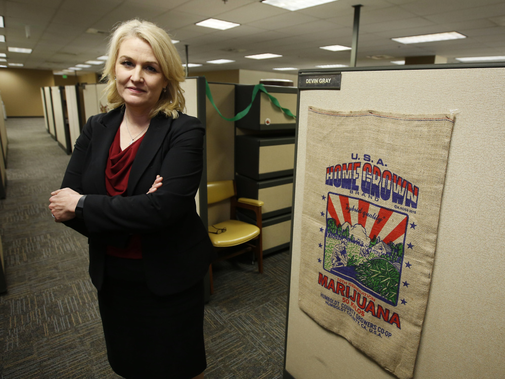 Lori Ajax, chief of California's Bureau of Medical Cannabis Regulation, and her staff are crafting regulations that will govern the state's emerging legal marijuana market.