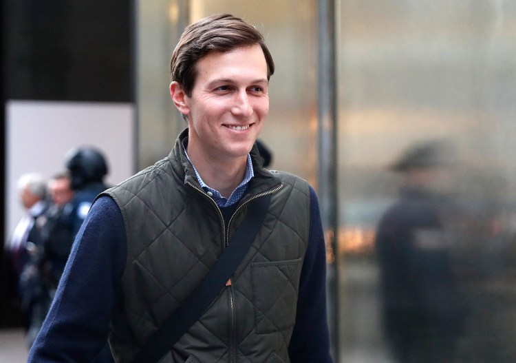 Jared Kushner, son-in-law and adviser to  President Trump. According to The New York Times, Kushner met with Russian Ambassador Sergey Kislyak during both the election and transition period, and later, at Kislyak's request, met with Sergey Gorkov, chief of Russian government-owned Vnesheconombank.