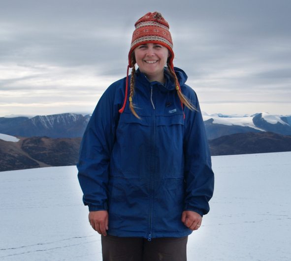 Brenda Hall, seen here in Greenland.