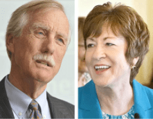 Sens. Angus King and Susan Collins