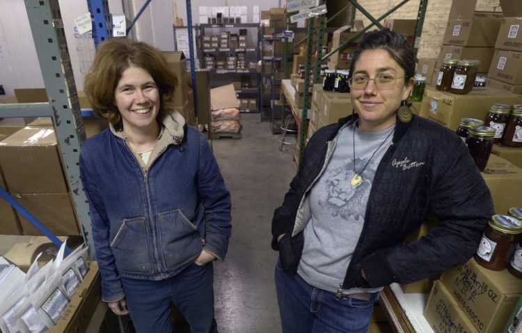 Sisters Marada and Leah Cook in happier days for their Northern Girl enterprise.