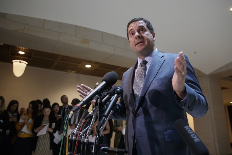 House Intelligence Chairman Devin Nunes, a Republican.