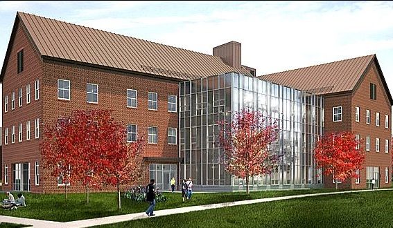 Andrew Davis and his family, who provided a $10 million lead gift to build the Davis Science Center, pictured here, on the Colby College campus, have given the school $25 million to create a program that will ensure each student has the opportunity to study abroad.